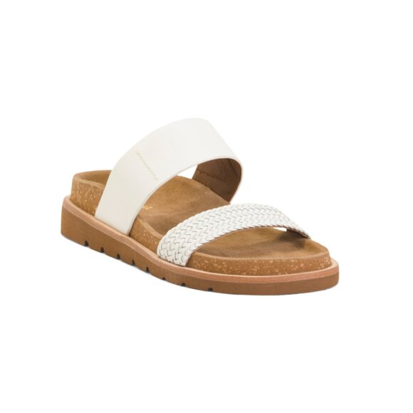 DIBA TRUE White Leather Baja Country Sandals - Picture 1 of 2